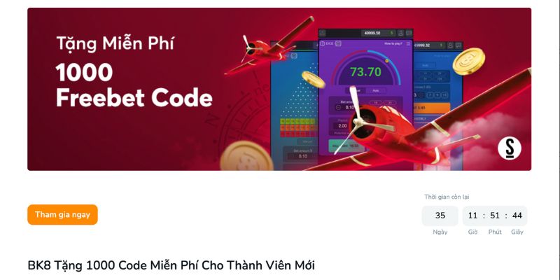 Nhận thưởng code nhà cái